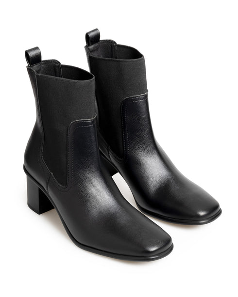 Bota Negra Picuda Resortes 13815